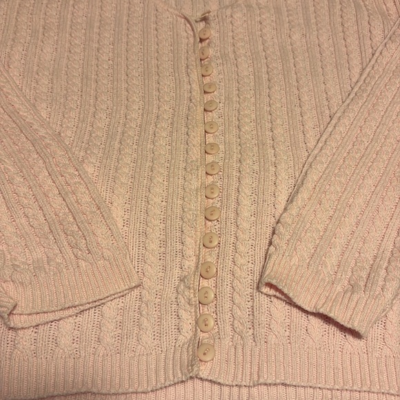 Pink cotton cottagecore sweater - Picture 6 of 10
